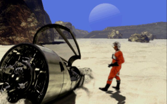 The main character in the desert