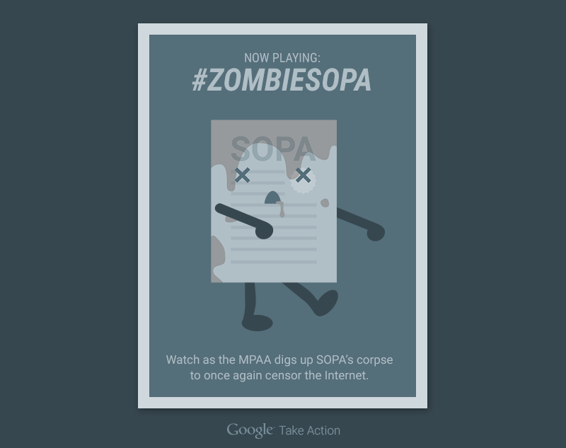 hashtag Zombie SOPA