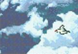screenshot of final fantasy game showing sky with bird