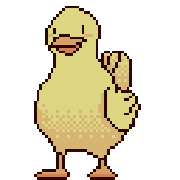 pixel art duck CC0 by kotnaszynce